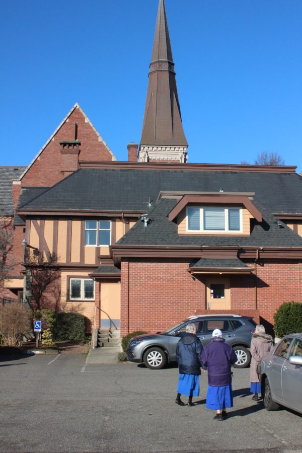 BC Sisters visiting parish chuch