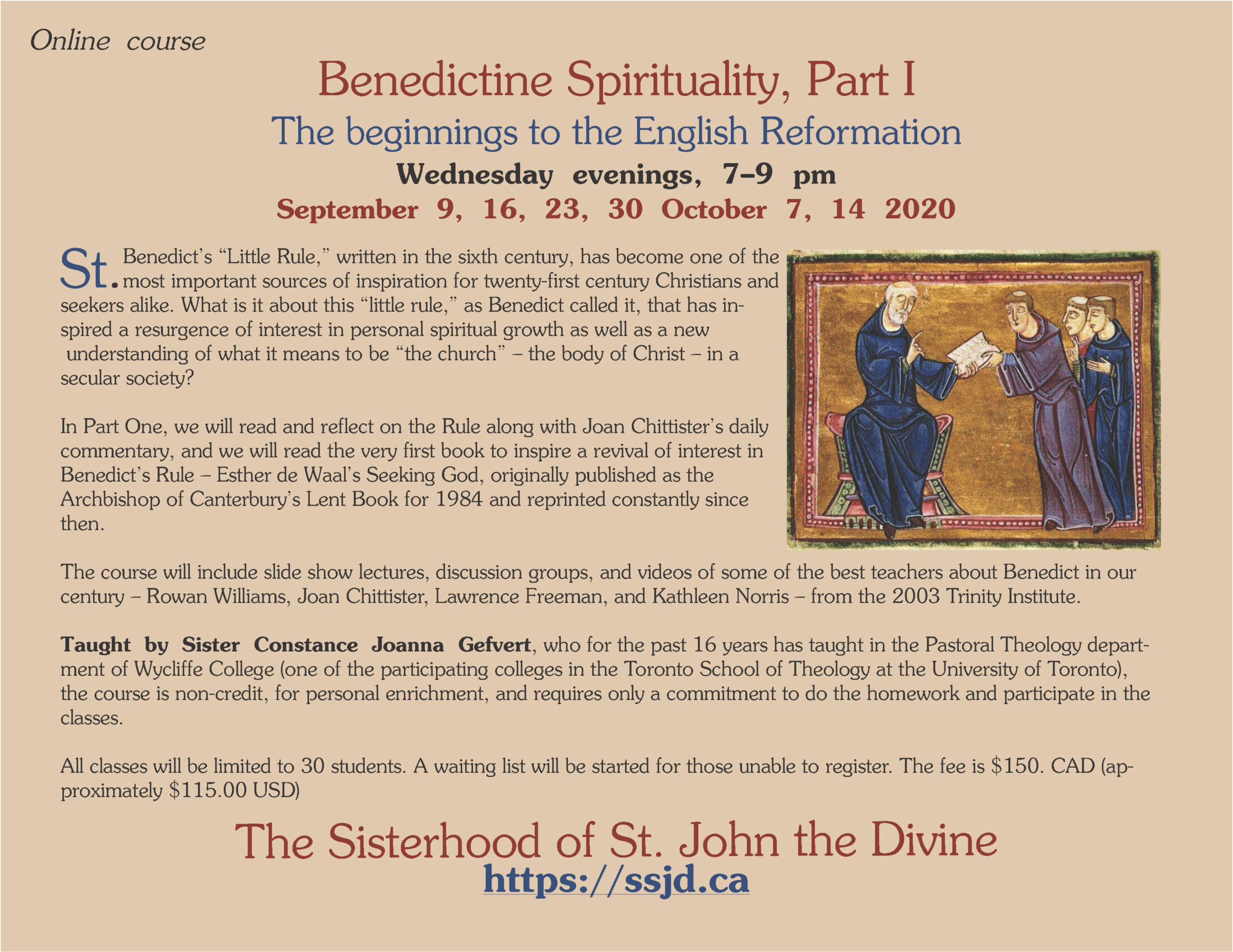 Benedictine Spirituality Part 1