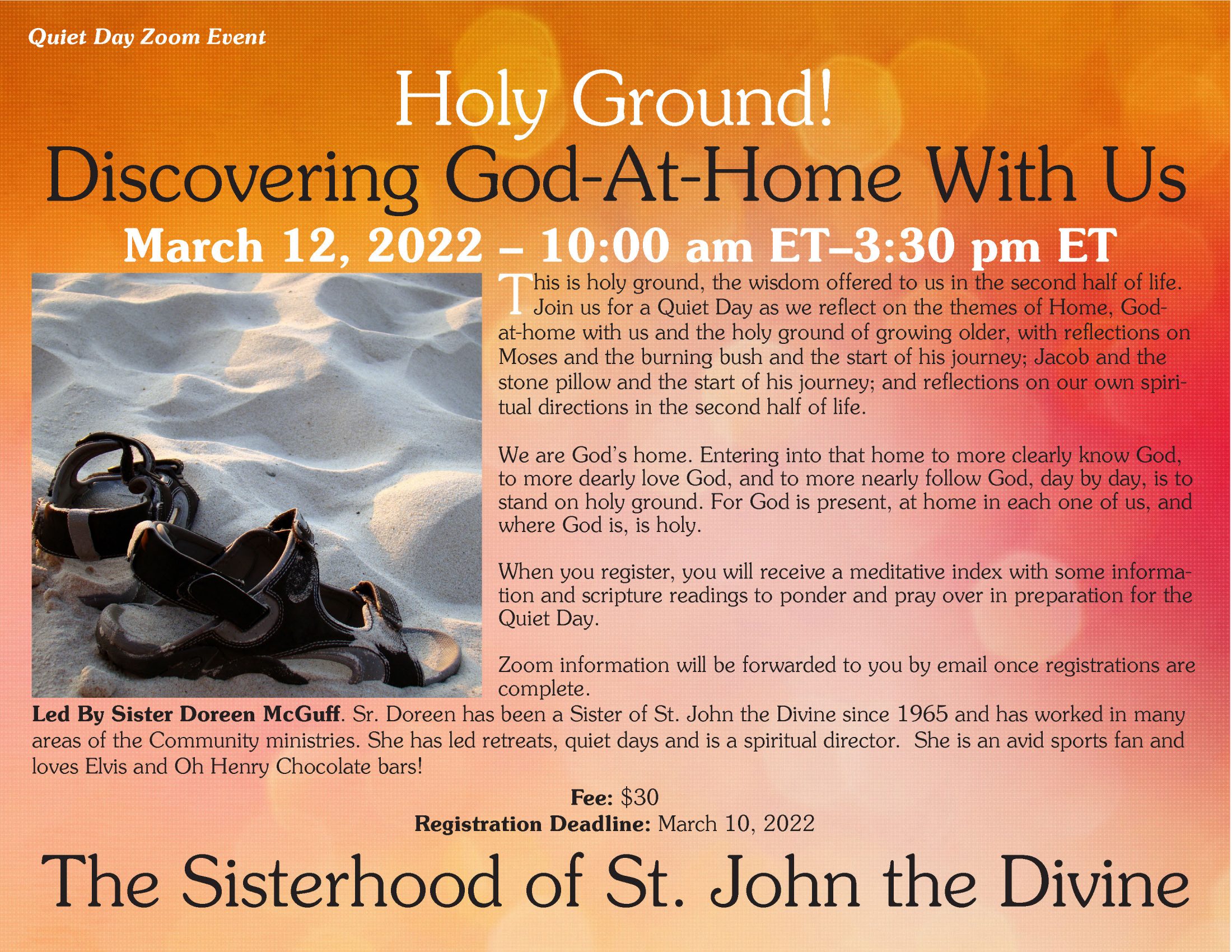 Holy Ground! Discovering God-At-Home With Us.