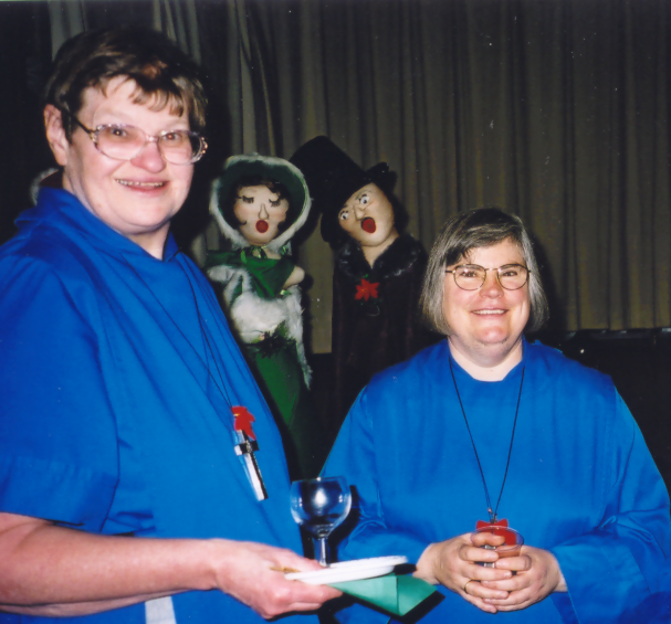 Sister Jocelyn and Sister Anne at SJR in 2002.