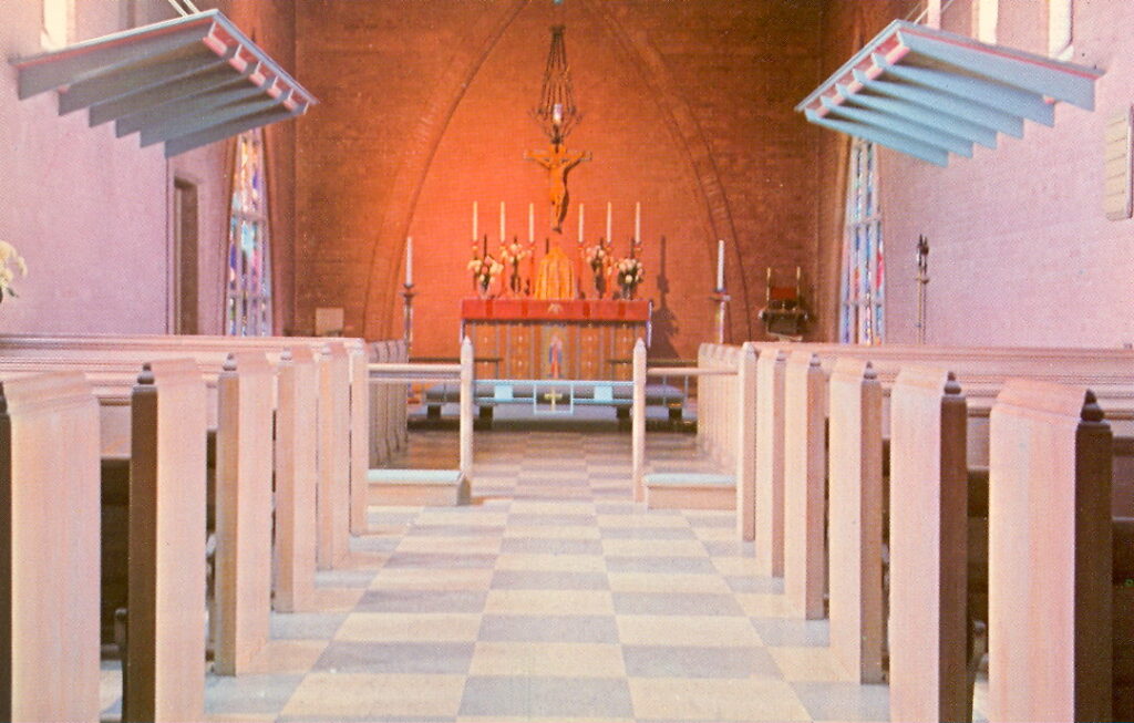 The chapel at St. John's Rehab Hospital.