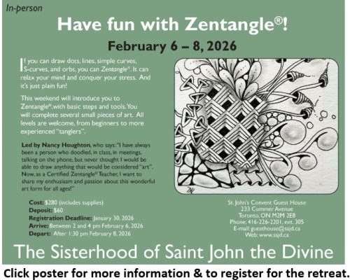 Zentangle Poster with caption